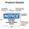 Signmission Children'S Play Area No Dogs Allowed Please, 18 in W x Rectangle, Plastic OS-2PACK-NS-P-1218-L-10587 - alternate 3